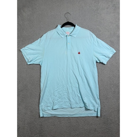 Brooks Brothers Other - Brooks Brothers Polo Shirt Mens Large Light Blue Performance Pique‎ Original Fit